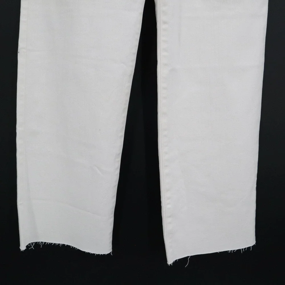 J. Crew 96 Slim Wide Jean Womens 27 White Boho Nautical Indie‎ Preppy Street NWT